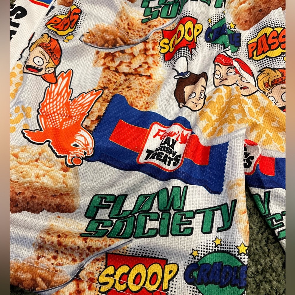 ‼️NEW-Boys Flow Society Lacrosse Shorts-YL - Picture 8 of 10